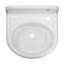 Lavabo de salle de bain mural rond en argile réfractaire 20 pouces Nantucket Sinks-131505201