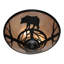 Rustic Lodge 3 - Light Flush Mount