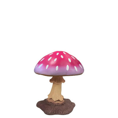 Statue de petit champignon surdimensionné