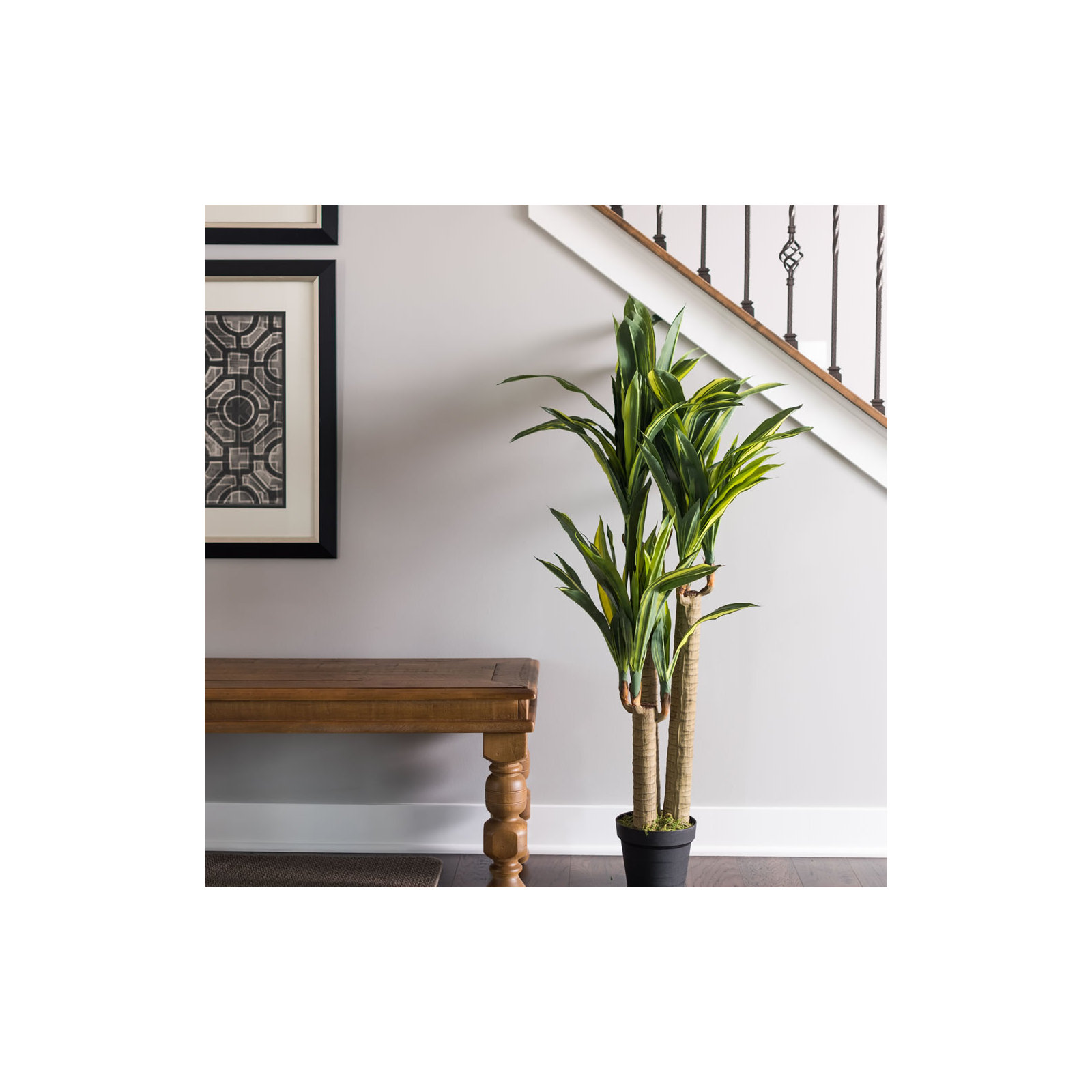 52'' Faux Dracaena Plant in Pot