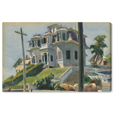 Haskell House 1924 Canvas Vintage Illustrations by Art Remedy