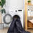 Black Washable Rug 8X10 Area Rug (Black+Gray, 8' X 10')-786681814