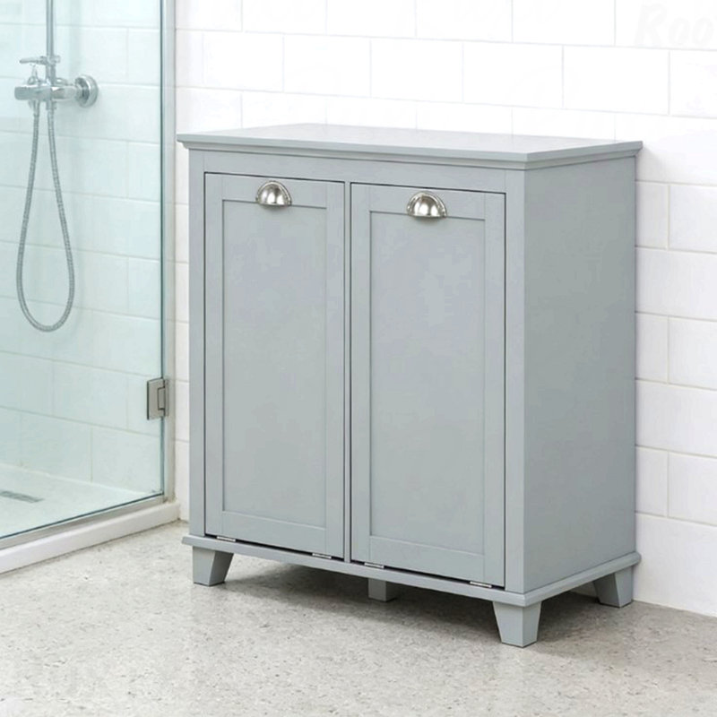 Armoire de rangement pour salle de bain, Gris
