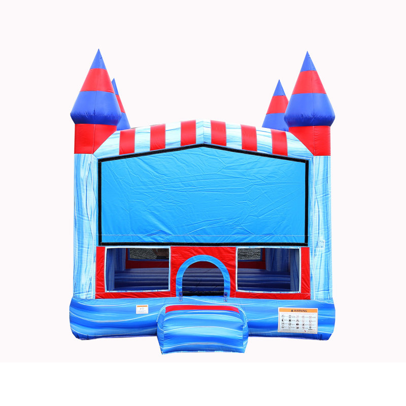 Jeu gonflable 13 pi x 13 pi JumpOrange Glacier (avec ventilateur)