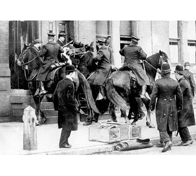 « policière on horseback, philadelphia, pa », reproduction de photo
