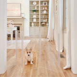 Clear Zig Zag Pet Gate