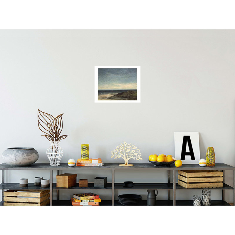 Impression sur toile The SeaGustave Courbet, H 16 po x l 20 po