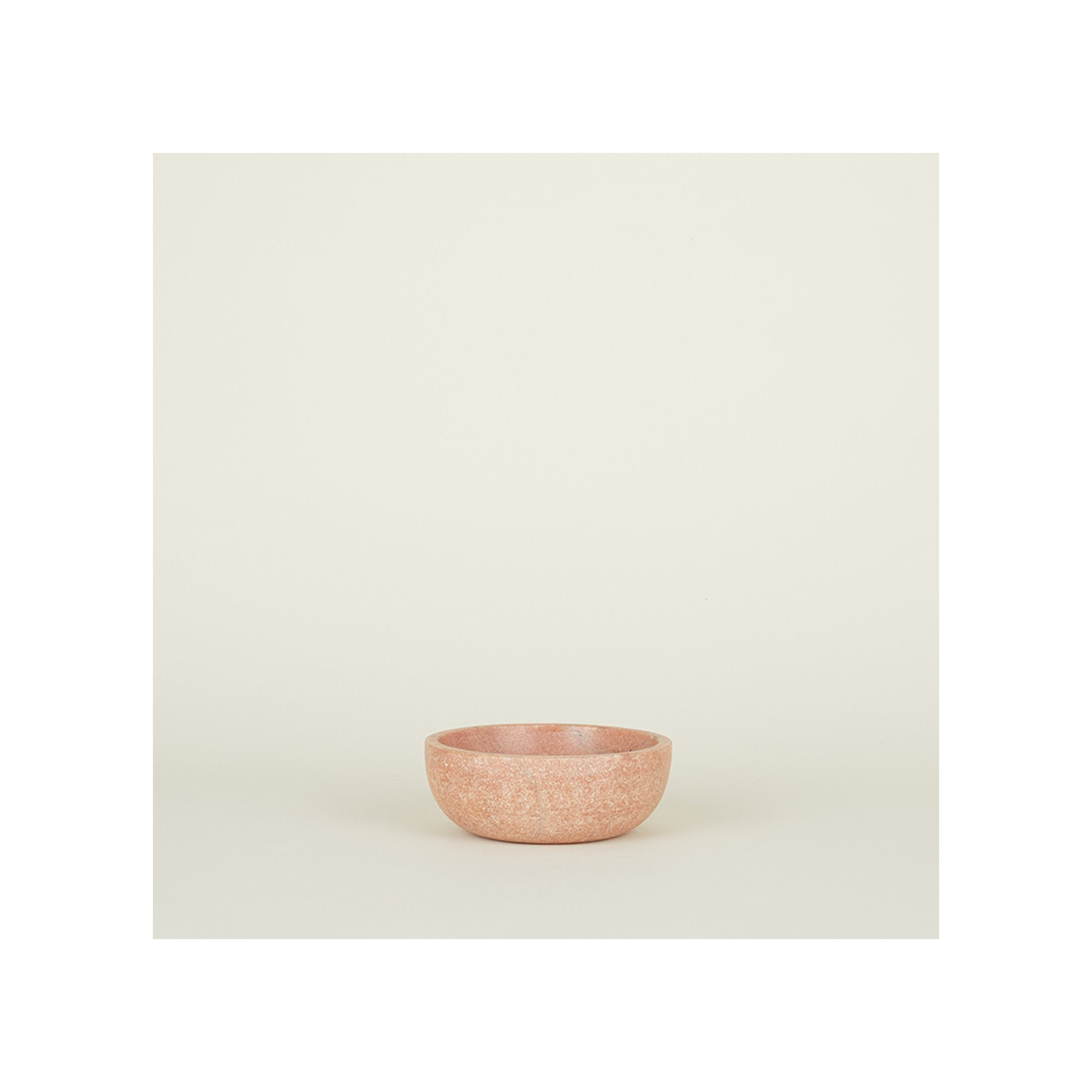Simple Marble Decorative Bowl 1, Pink, 3" H x 8" W x 8" D