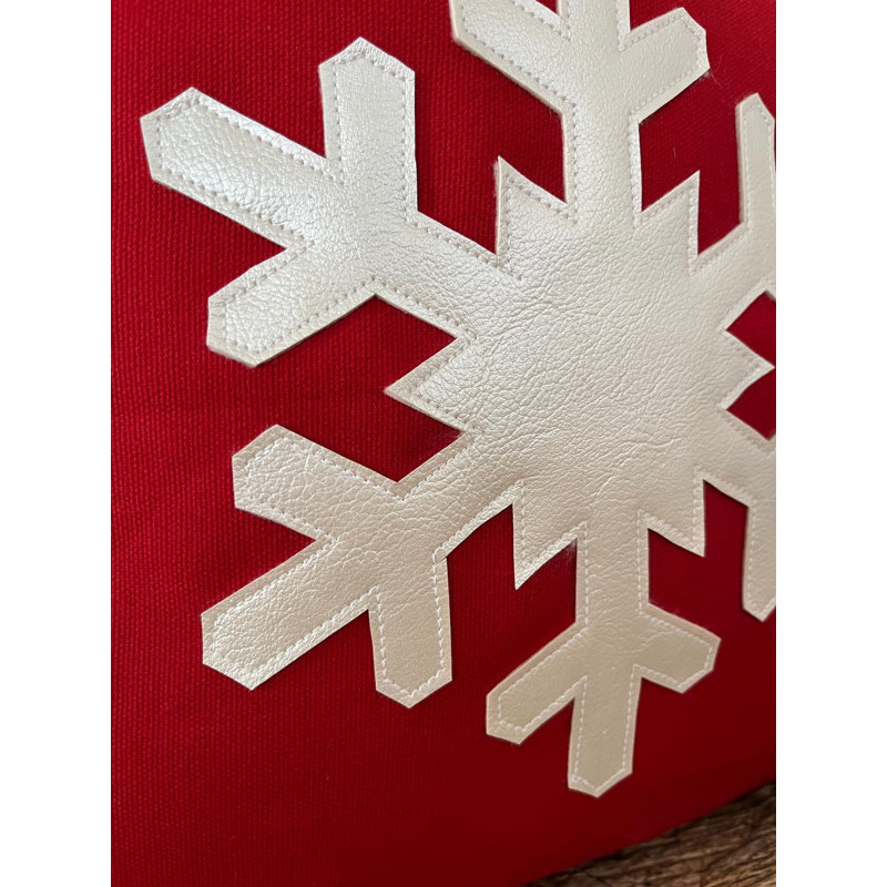 Housse de coussin Red Christmas, H 17 po x l 17 po