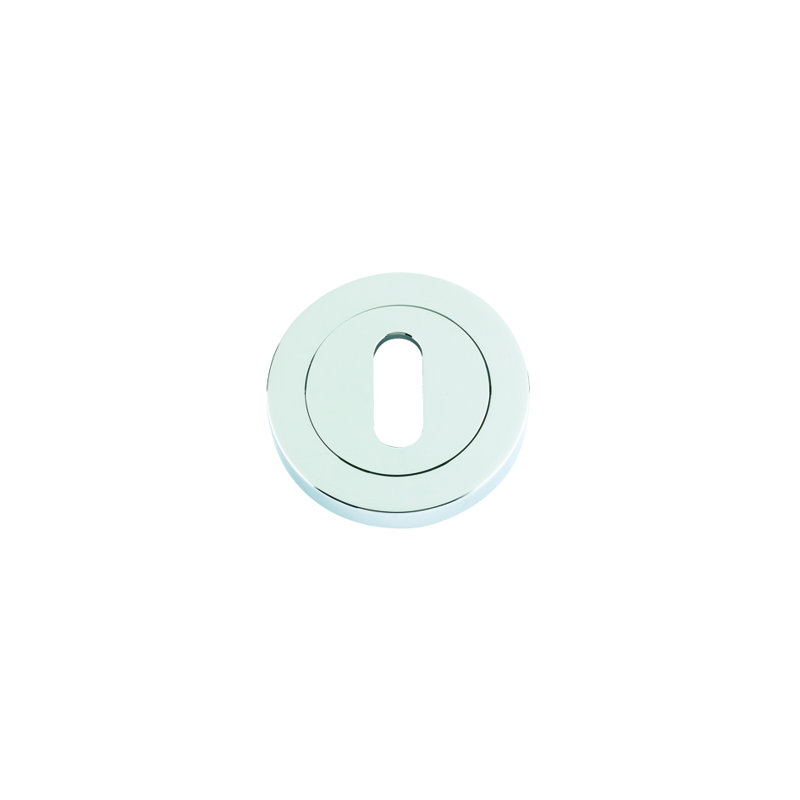 Standard Profile Escutcheon Rose, Polished Chrome