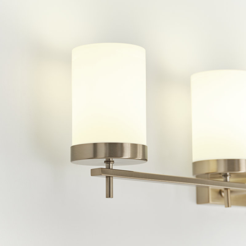 Lumière de meuble-lavabo à intensité variable, Non, 4, Laiton satiné