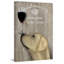 Dog Au Vin Yellow Labrador - Wrapped Canvas Print-1845992660