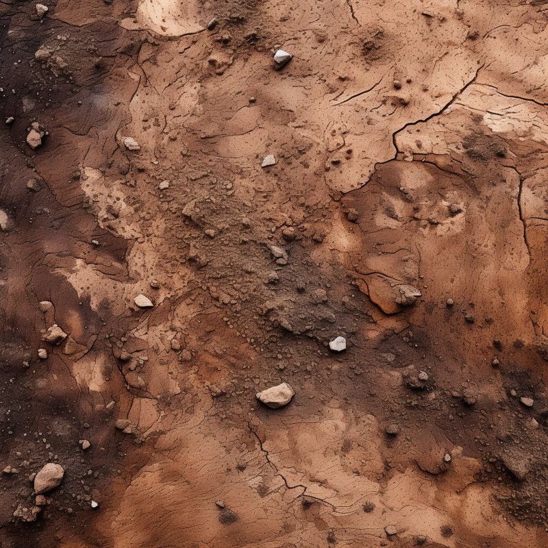 Mud and stones - 36"x36" Framed canvas