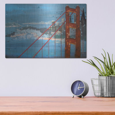 Twilight San Francisco' by Carol Joy Shannon, Metal Wall Art