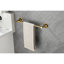 6 Piece Brass Bathroom Towel Rack Set Wall Mount For Hanging Towel