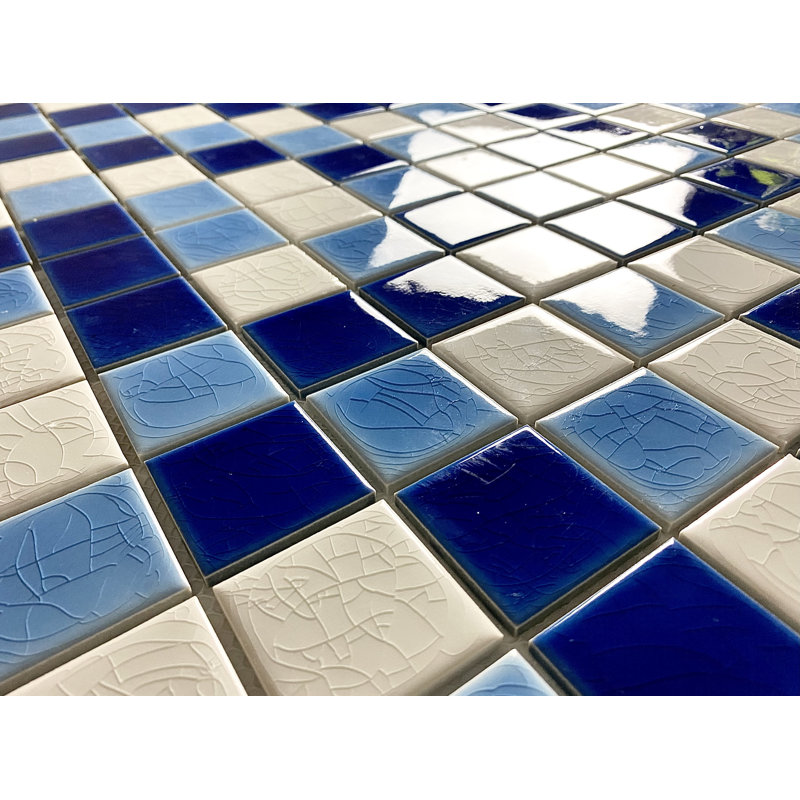 Monet 2 in. x 2 in. Glazed Porcelain Straight Edge Square Mosaic Wall & Pool Tile