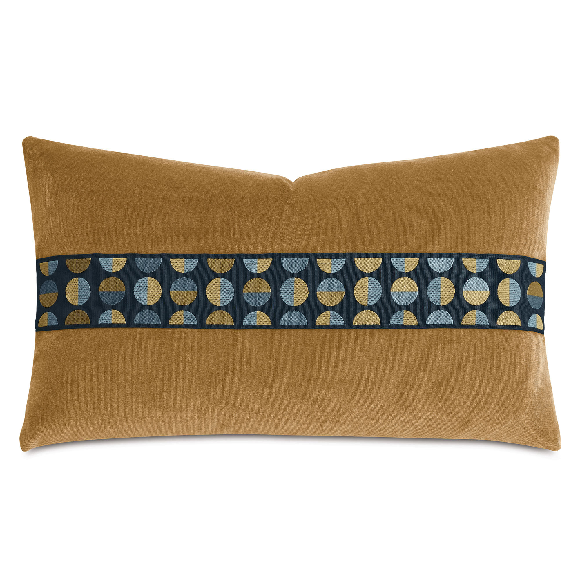 Gold hotsell oblong pillow