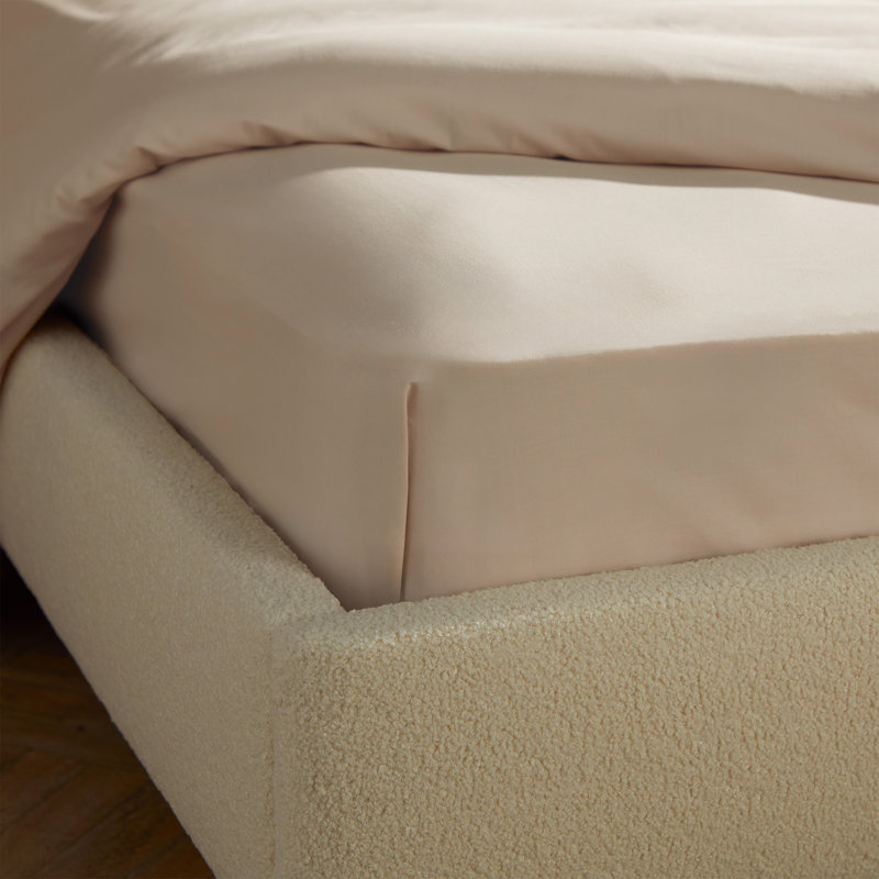 Silentnight Brushed Cotton Fitted Sheet, Natural, Kingsize (5')