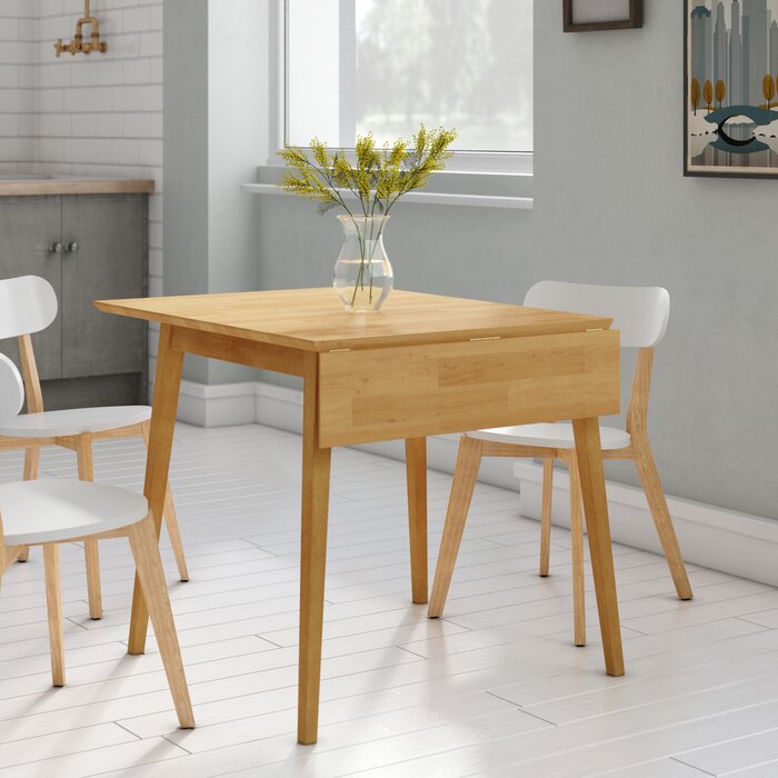 Three Posts Winfield Extendable Solid Wood Dining Table & Reviews ...