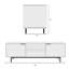 Hamilton TV Stand with 2 Storage Cabinets Fits TVs up to 70"-1725942302