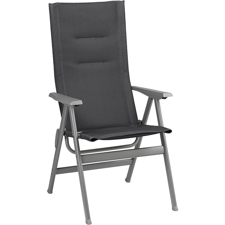 Outdoor Folding Dining Armchair with Cushion