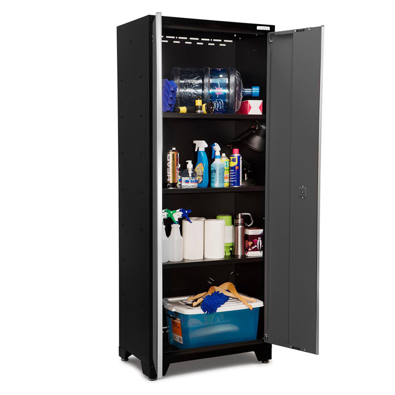 Bold Series 11 Piece Complete Storage System, Bamboo, Gray, No