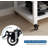 19.7 x 19.7 x 11.8 inches 2 Tier Heavy Duty Laser Printer Stand Under Desk with Paper Storage Shelf-98501275