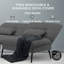 Richas Convertible Futon Sofa Bed, 68″Fabric Futon Couch with Adjustable Backrest, Loveseat Futon Sleeper Recliner for Living Room Furniture-729181886