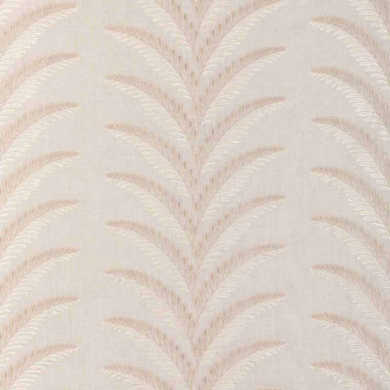 La Menagerie Fougere Emb Fabric, Cream