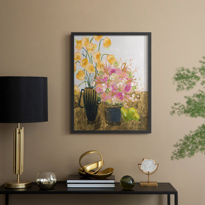«Not So Still Life», reproduction encadrée - bois massif