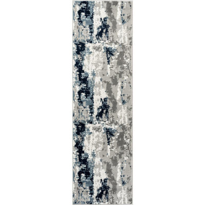 Doland Area Rug Ivory Blue