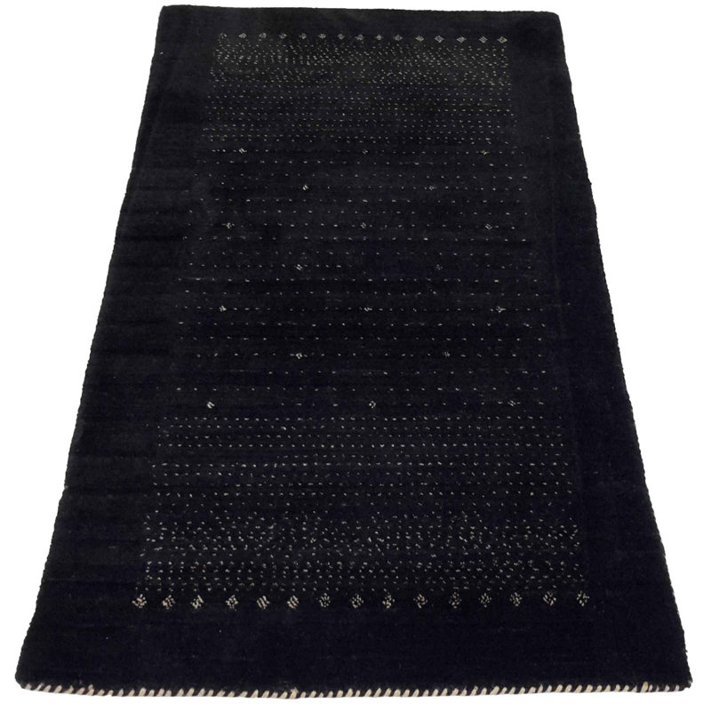 Noahanthony Polka Dots Area Rug in Black