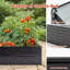 Lit de jardin surélevé en métal 6 x 3 x 2 pi, jardinière en acier galvanisé renforcé antirouille pour légumes, fleurs et herbes