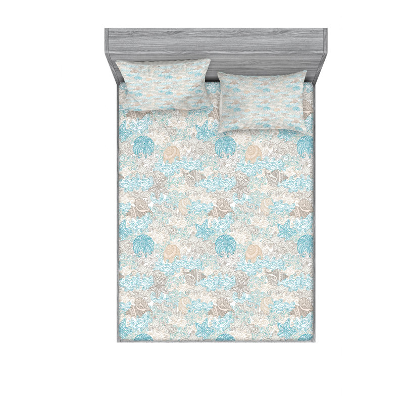Microfiber Sheet Set, Full/Double Sheet Set with Fitted Sheet