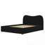 Grand grand lit plateforme tapissier avec lattes en bois-1716690836