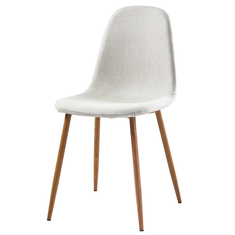 Parvin 18.75'' H Metal Side Chair, White