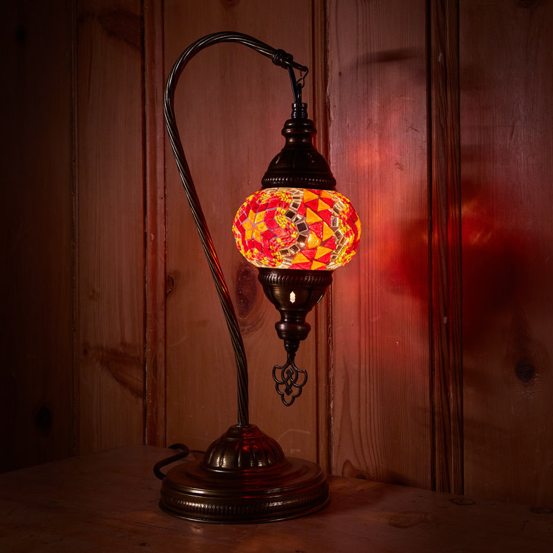 Karlie Metal Lighting Lamp, Red/Orange