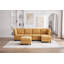 Canapé modulaire modulaire, canapé convertible 6 places, canapé modulaire en U avec repose-pieds avec rangement-1002103053