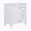 Ensemble de meuble-lavabo simple 30 po avec plateau en céramique Maureena-1784287458