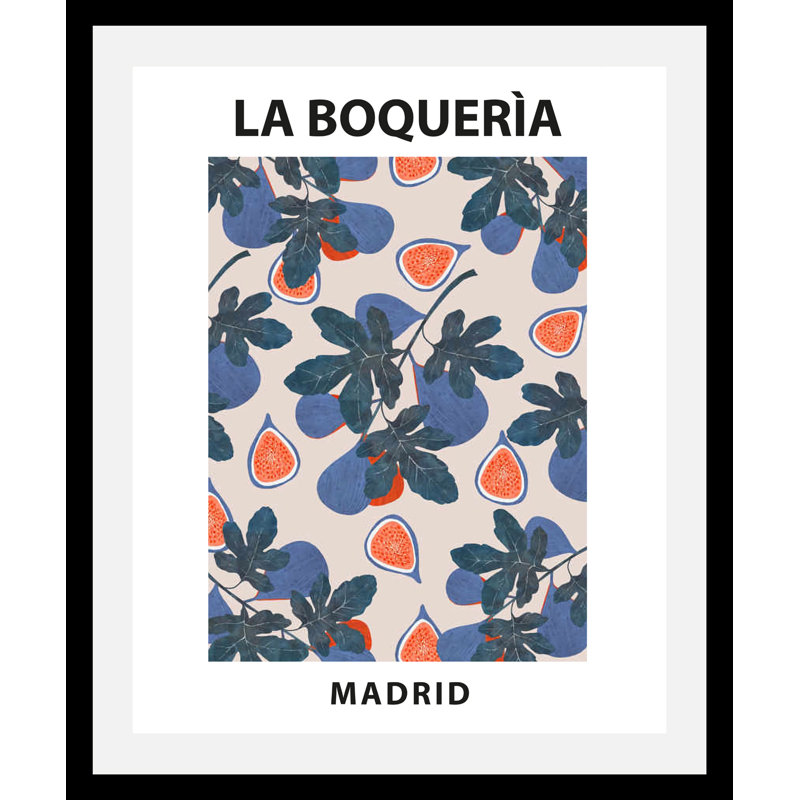 La Boqueria - Single Picture Frame Print, 70cm H x 50cm W
