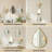 Golden Embellished Hanging Mirror