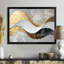 Toile abstraite abstraite «Introspection» en or et blanc I-1581469412-1581469423-1581469409