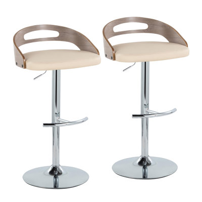 Tabouret de bar réglable avec pivot