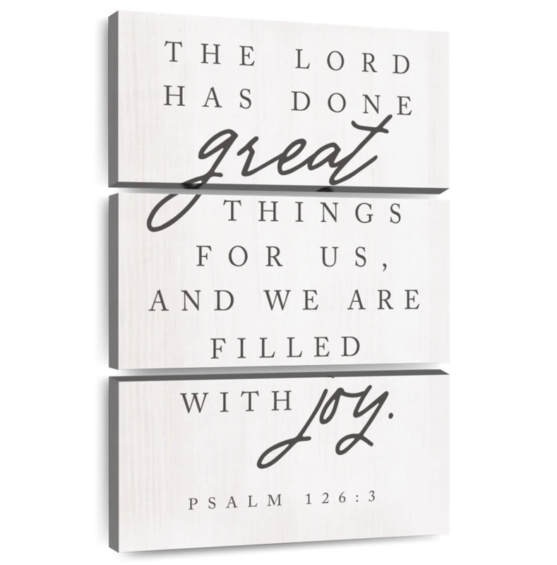 Tergel The Lord Has Done Great, 38" H x 24" W