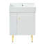 Meuble-lavabo de salle de bain 21,6 po