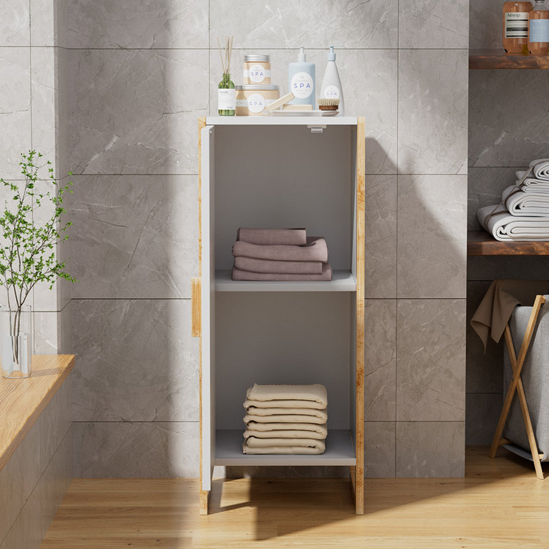Bamboo；Manufactured Wood Freestanding Under Sink Cabinet