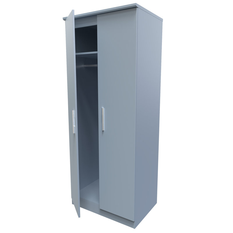 Bhaga Manufactured Wood Wardrobe, Denim Blue