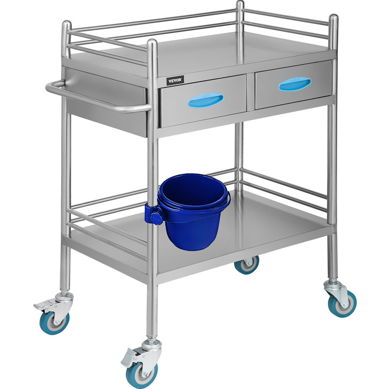 33.2'' H x 23.4'' W Utility Cart with Wheels