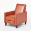 Fauteuil inclinable manuel en similicuir de 27 po de largeur Licause-15807864
