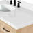Cambridge 43'' Single Bathroom Vanity with White Quartz Top-363625584